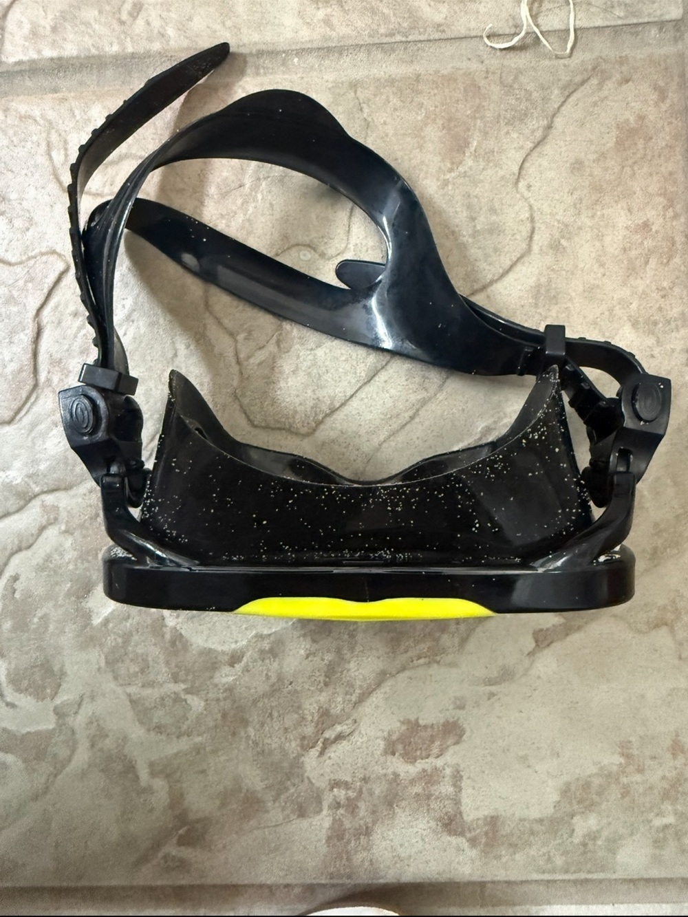 Water Space Black and Yellow goggles